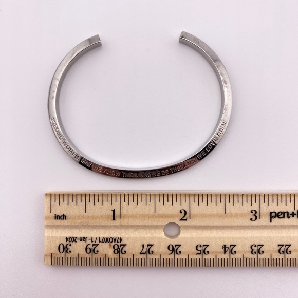 5/$20 Stella Valle Strong Women May We Know Them Silver Bracelet - Picture 2 of 12